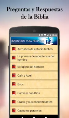 Preguntas y Respuestas Biblia android App screenshot 2